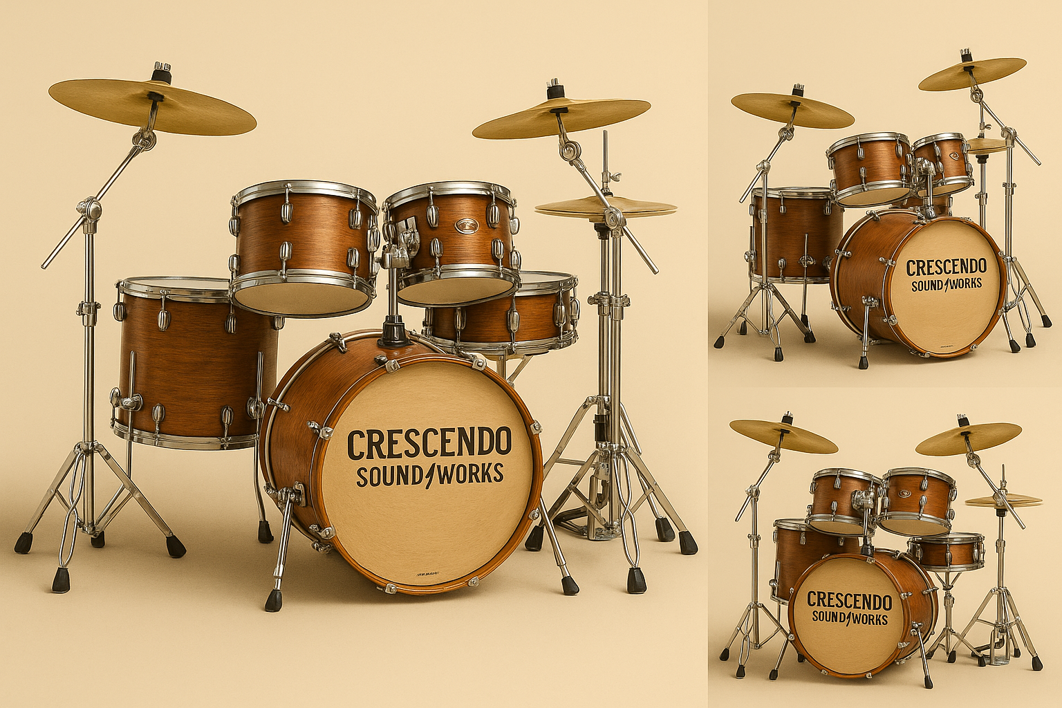 Crescendo Sound⚡Works – Studio Luxe Home Drum Kit